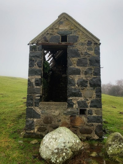Abergwyngregyn disused iron mine trial.