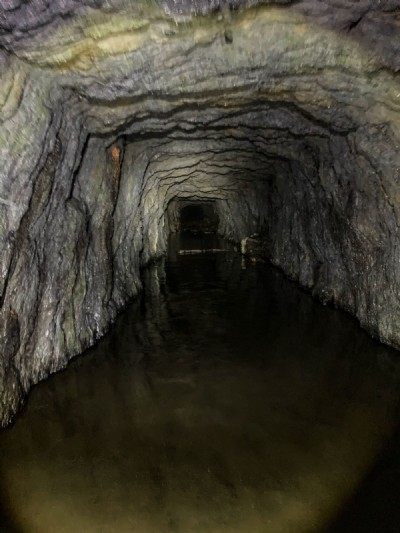 Abergwyngregyn disused iron mine trial.