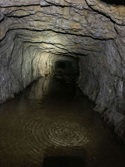 Abergwyngregyn disused iron mine trial.