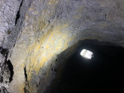 Abergwyngregyn disused iron mine trial.