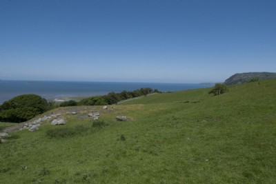 View of spoil heap