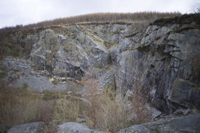 View of pit