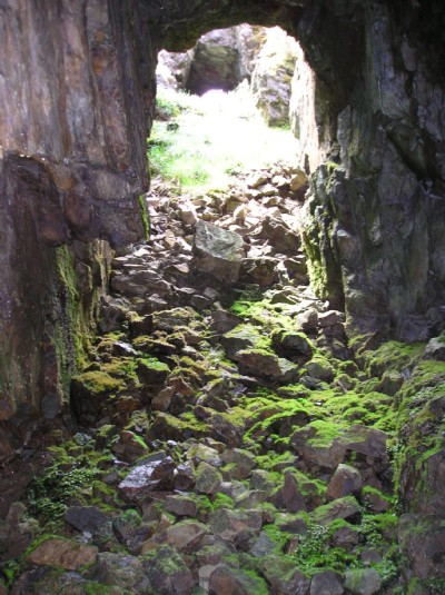 Inside upper workings