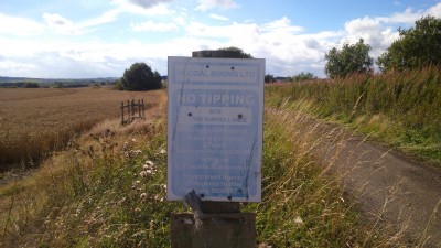UK Mining sign