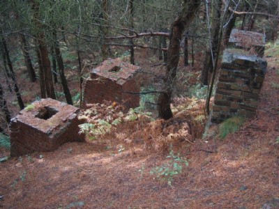 Base of aerial ropeway