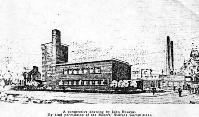 Design for new colliery baths