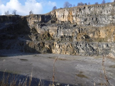 Back of the upper quarry