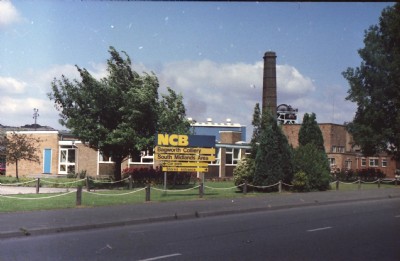 the view of bagworth colliery in 1980