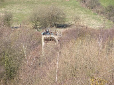 a view from top of elsecar pit stack,