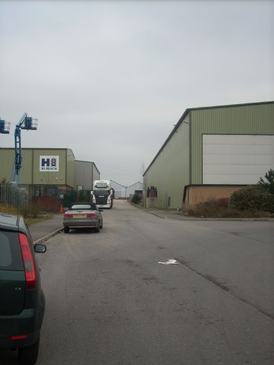 Route of road to site