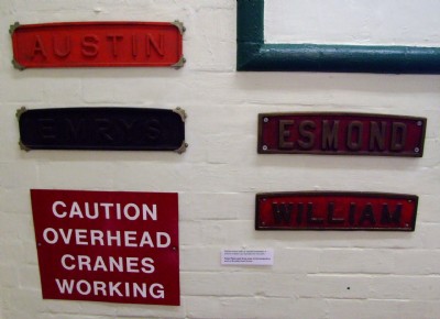Bersham Heritage Centre- Brymbo Ironworks Loco nameplates