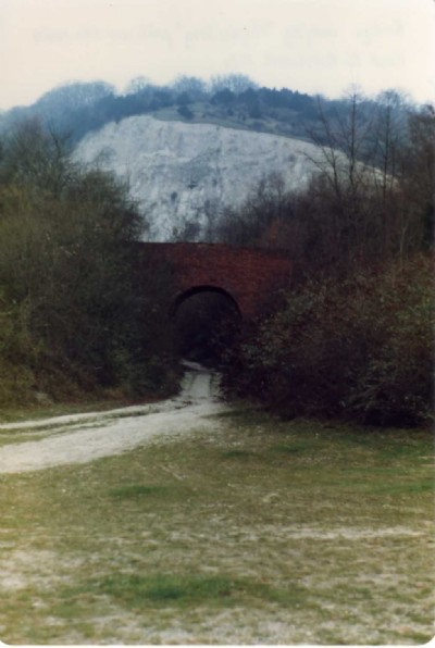 Bridge over line from pits to kilns c.1980