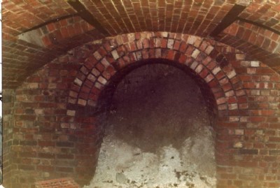 Under the Smidth Kiln c.1980