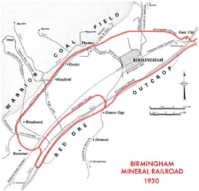 Birmingham Mineral Railway 1930