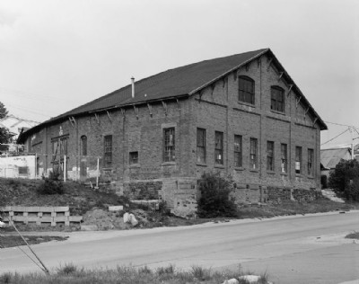 West side and north rear