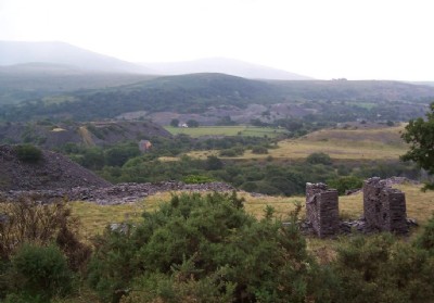 Blae y Cae- looking down to Dorothea