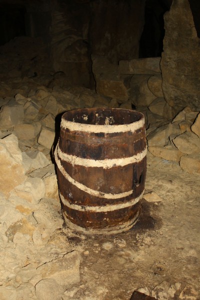 rotting barrel