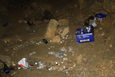 Chav spoor near the square watertank