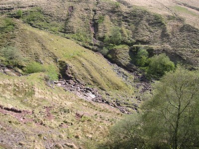 Nant yr Wydd ravine