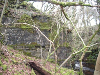 Nant Llech Bridge abutment