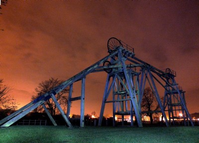 Brinsley - Headstocks By Night (Photo ref 80341)