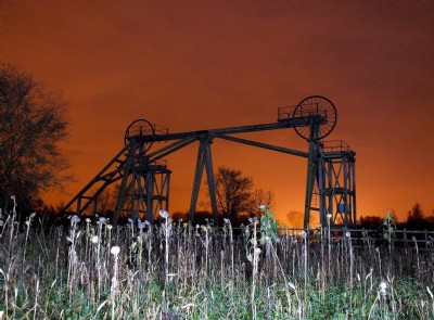 Brinsley - Headstocks By Night (Photo ref 80344)