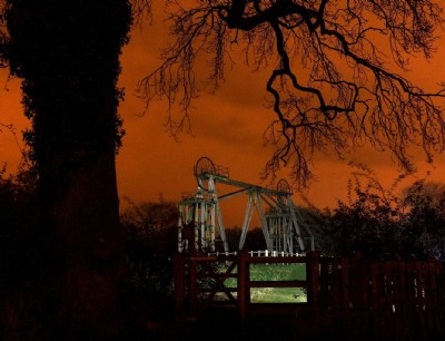 Brinsley - Headstocks By Night (Photo ref 80345)