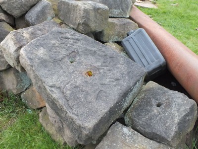 Tramstone types off Mexborough Incline