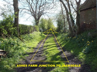 View from Ashes Farm Junction towards Jacksdale