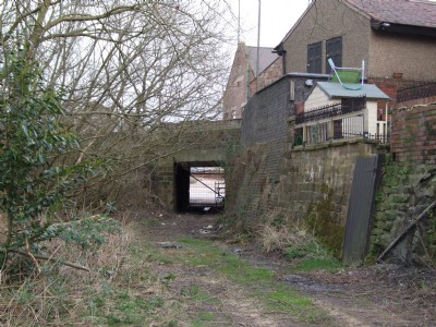 09.04.07 Butterley Co Rly- Bridge under BUtterley hill into works