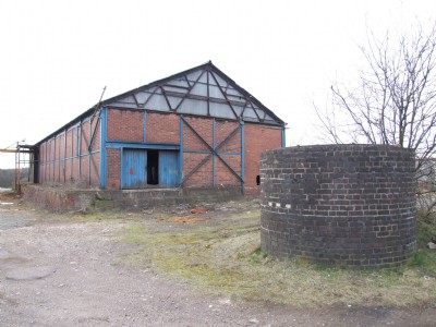 09.04.07 Butterley Co Rly, Route at Slag Bank Butterley, Canal Tunnel Vent Shaft