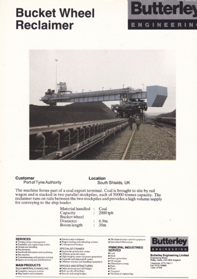Bucket Wheel Reclaimer Brochure