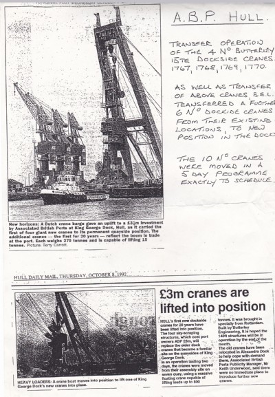 Dockside Cranes