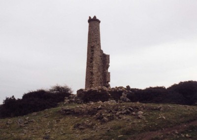 Craddock Moor mine Stack  24.03.98