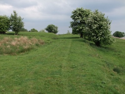 Track bed 1778 Tramway approaching Moorside
