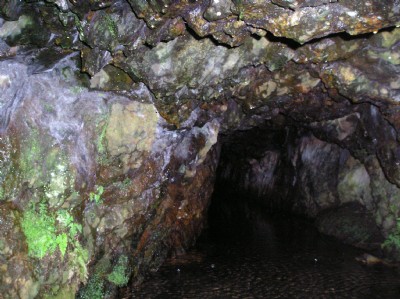 View from adit portal