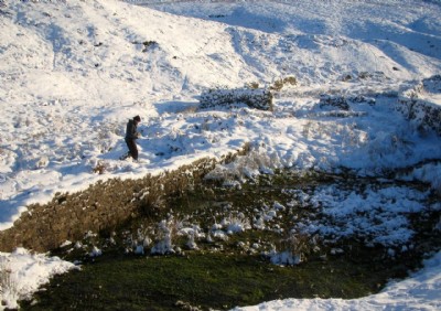 Wall next to Possible level entrance
