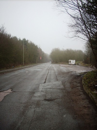 Colliery road and weighbridge