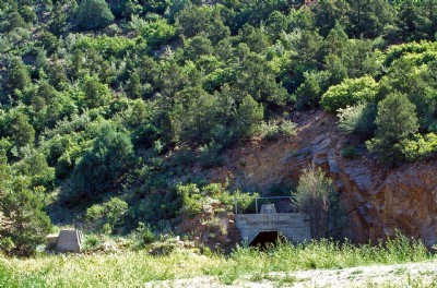 The tunnel portal in 1997