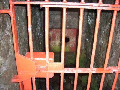 Behind the gate