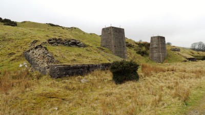 Remains of Ariel cableway