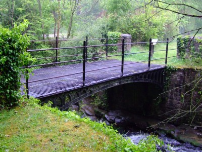 15.05.09 Clydach Ironworks, Smarts Tramway Bridge , note grip strips for horses