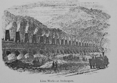 Early impression of the Limeworks at Ambergate