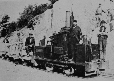 VB loco Tommy at Cliff Quarry
