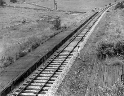 Remains of platforms at Hurdlow station 1967