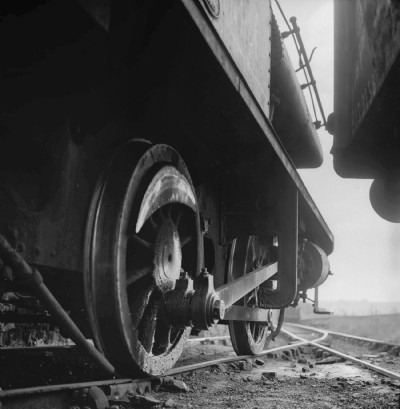 At Rest. Kitson loco at Sheep Pasture top on a weekend in June 1962