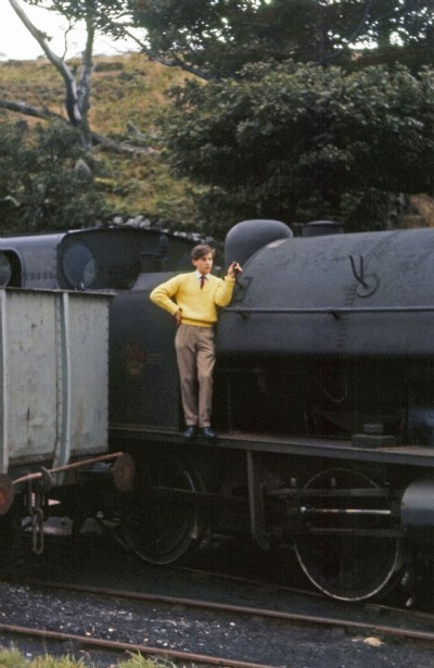 At Rest. Kitson loco at Sheep Pasture top on a weekend in June 1962