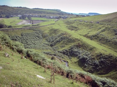 Colliery sidings above Burbage in 2002