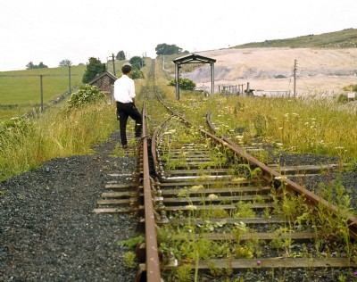 View up the Hopton Incline 1967