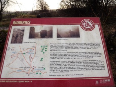 Intake crossing notice board